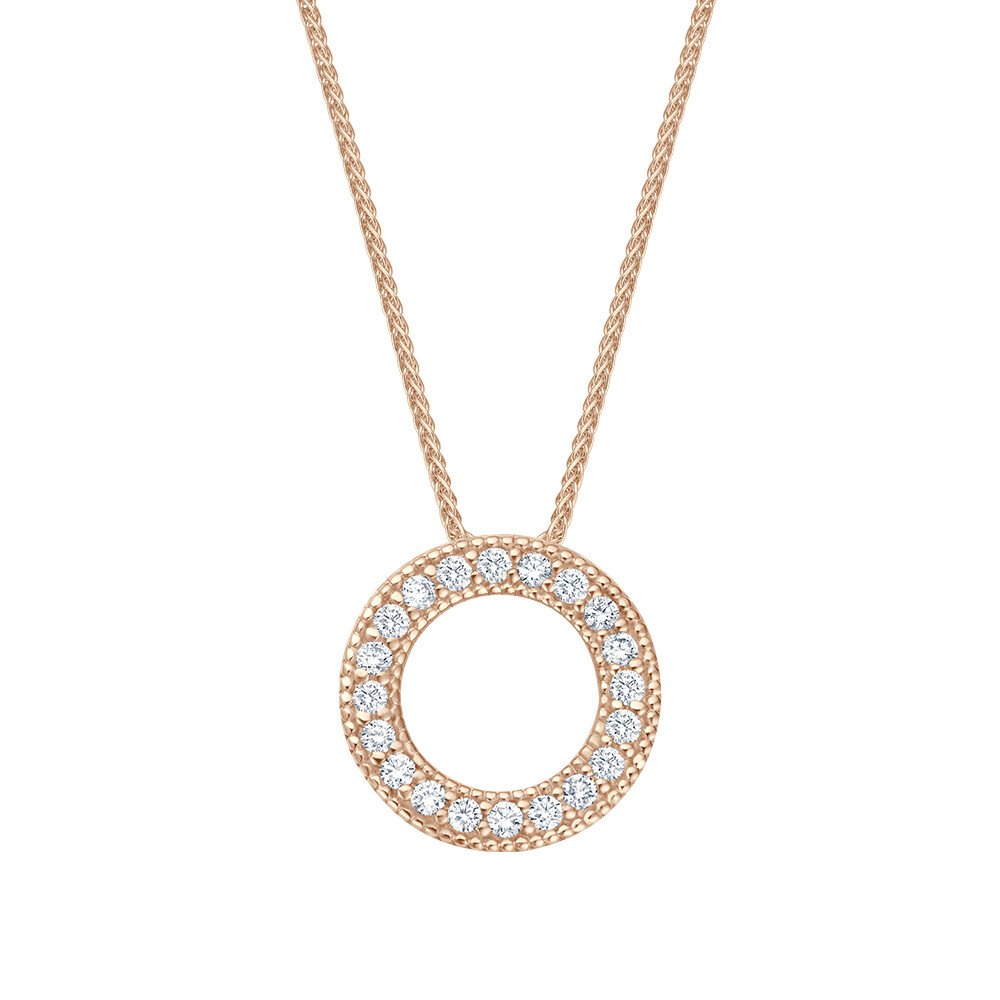 Memoria Zopfkette mit Anhänger Roségold