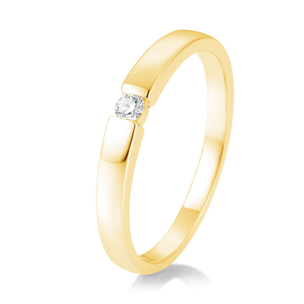 Verlobungsring Spann BR106 Gelbgold Brillant
