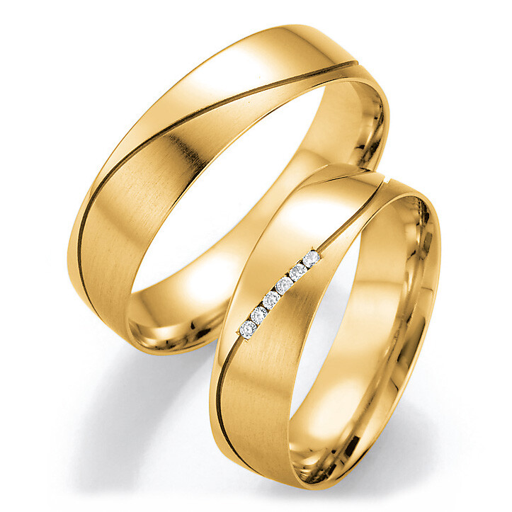 Collection Ruesch Trauringe Gelbgold Brillant TRS66RU30130G