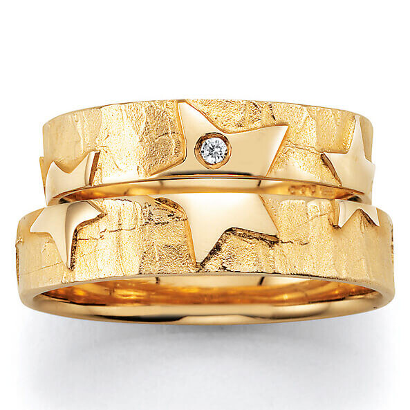 Signs of Love - Sterne / Stars - Gelbgold