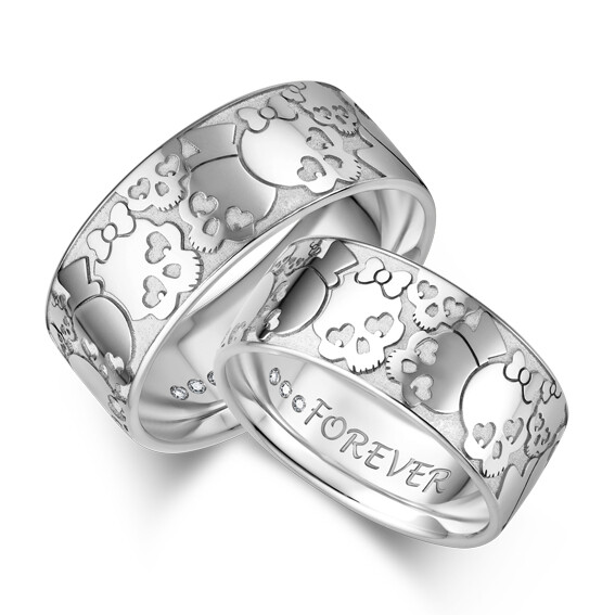 Trauringe Girlie Weißgold - TRS9GI000W