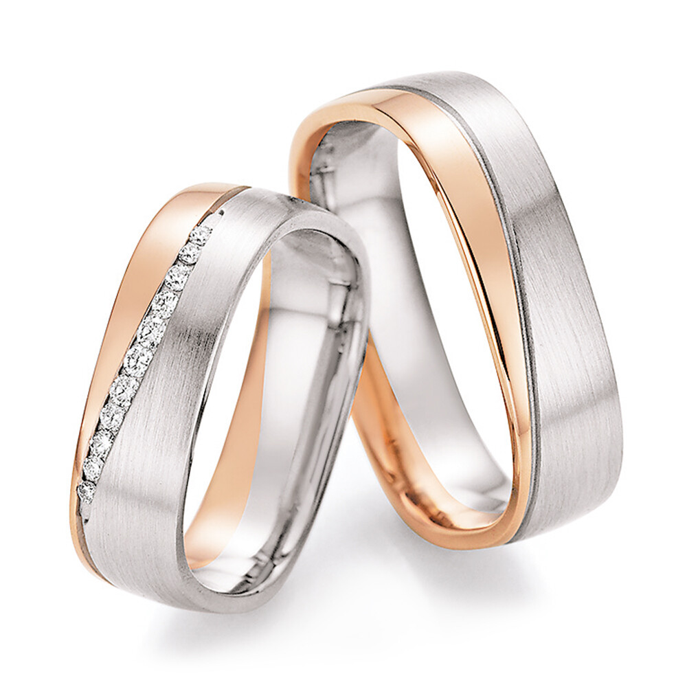 Trauringe Bicolor Honeymoon 66/45130 & 66/45140