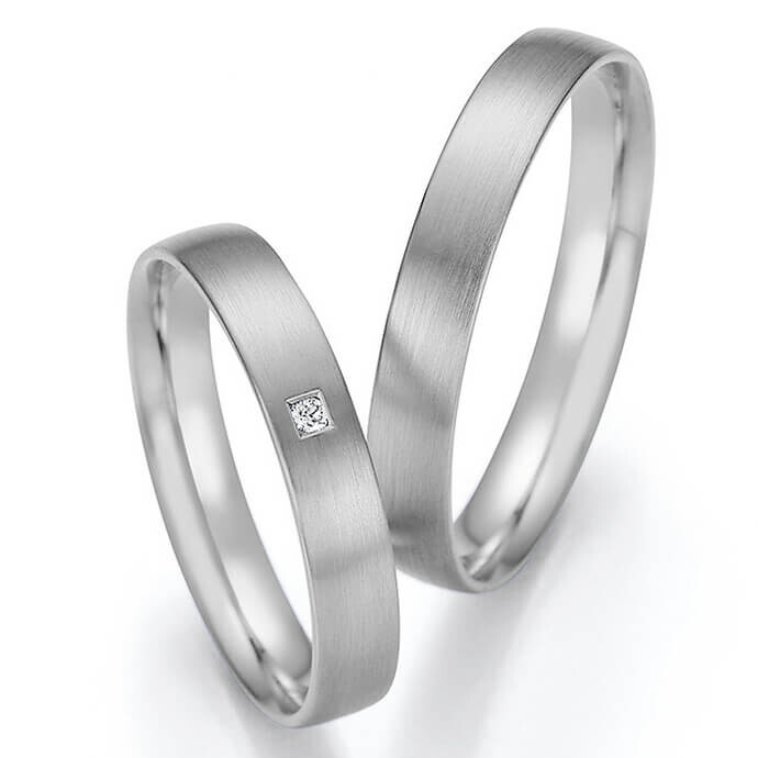 Trauringe Eheringe Palladium Brillant 66/61090 & 66/61100