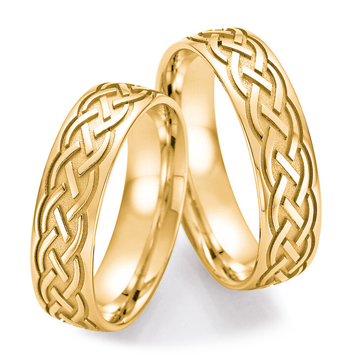 Trauringe Gelbgold 66/39080 & 66/39080 Eheringe