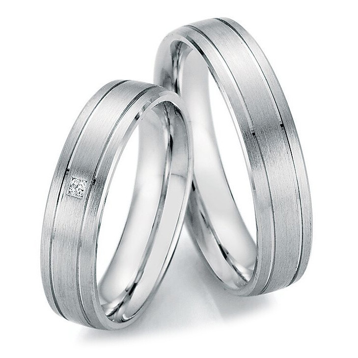 Trauringe Partnerringe Silber 925 55/20010 & 55/20020 Eheringe