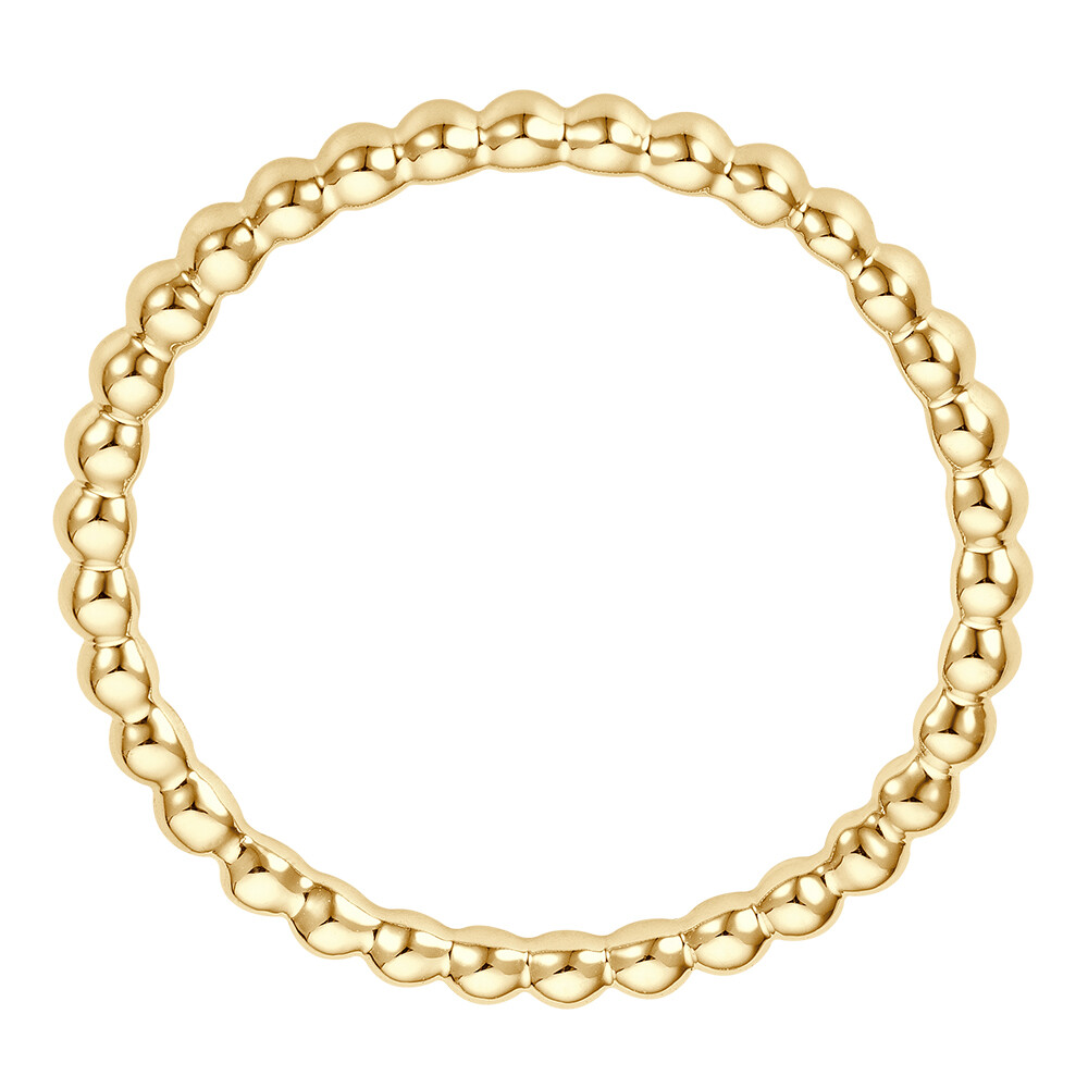 Kugelring aus Gelbgold