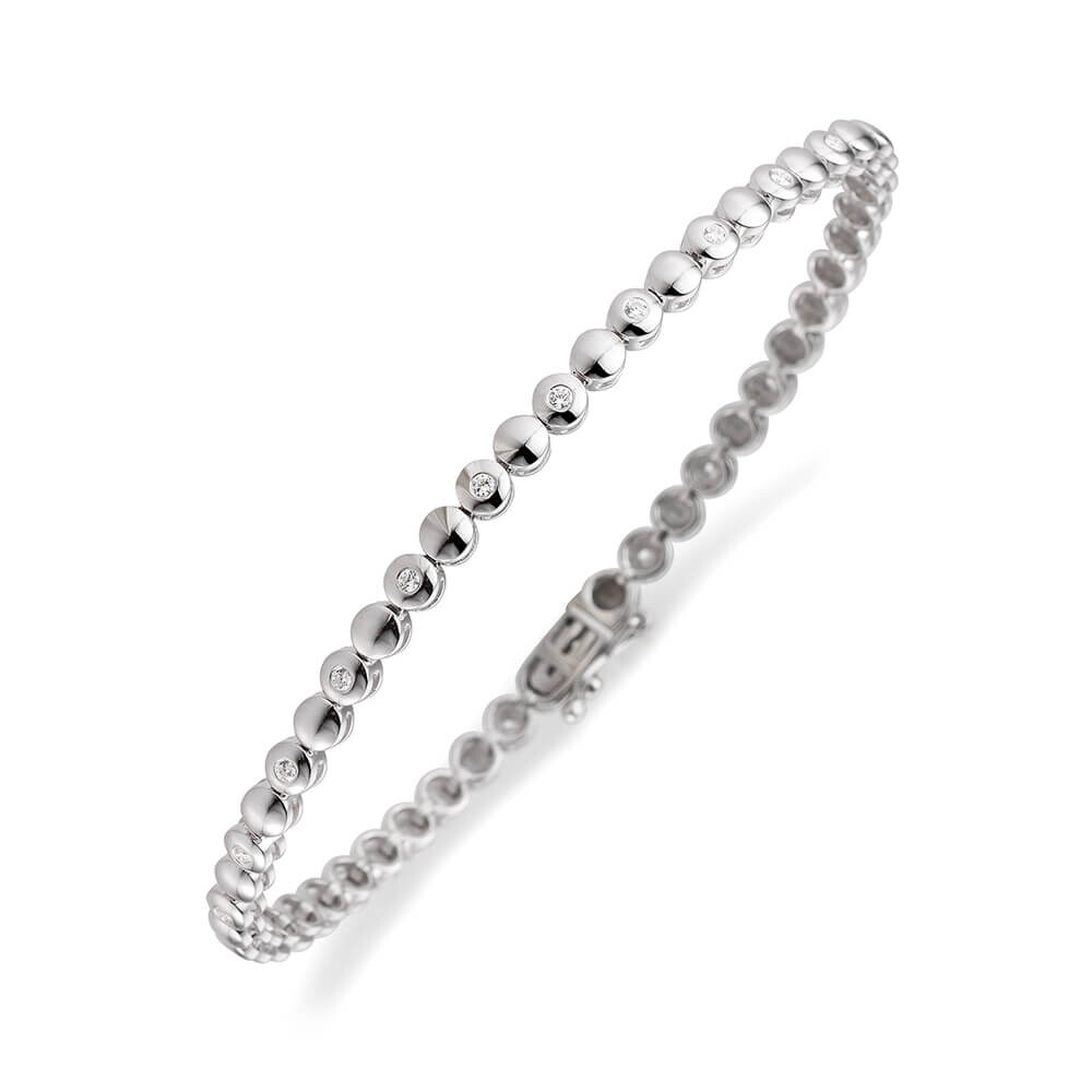 Brillantarmband aus Weißgold 