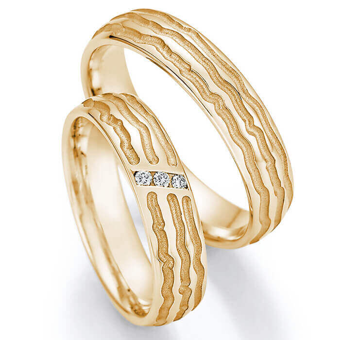 Trauringe Eheringe Gelbgold Brillant 66/63110 & 66/63120