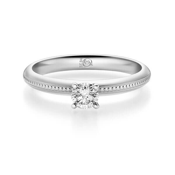 Diamantring Graugold dunkel 375 Brillant 0,250 ct, tw,si Brillant RU-1714-6