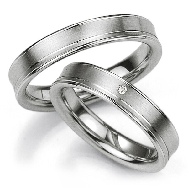 Trauringe Partnerringe 48/08019 & 48/08020 Silber 925