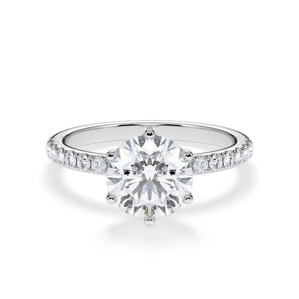 Hollywood Ring Classic Brillant Platin RU-1888