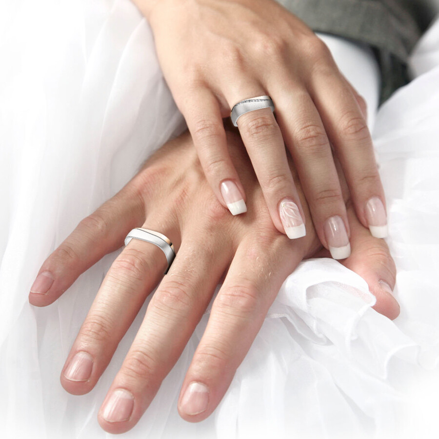 Trauringe Bicolor Honeymoon 66/45130 & 66/45140