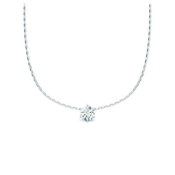 Collier Weißgold 585 Brillant zus. 0,100 ct, tw, si RU-1580-1