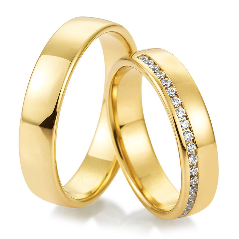 Trauringe Lounge Gelbgold 48/05181 & 48/05182