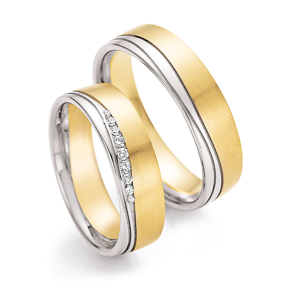 Trauringe Bicolor Honeymoon  66/45090 & 66/45100
