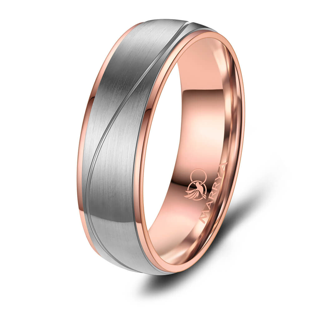 Herrenring Titan plattiert TI24