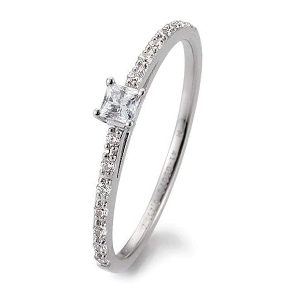 Verlobungsring Platin 600 Princess 41/05670