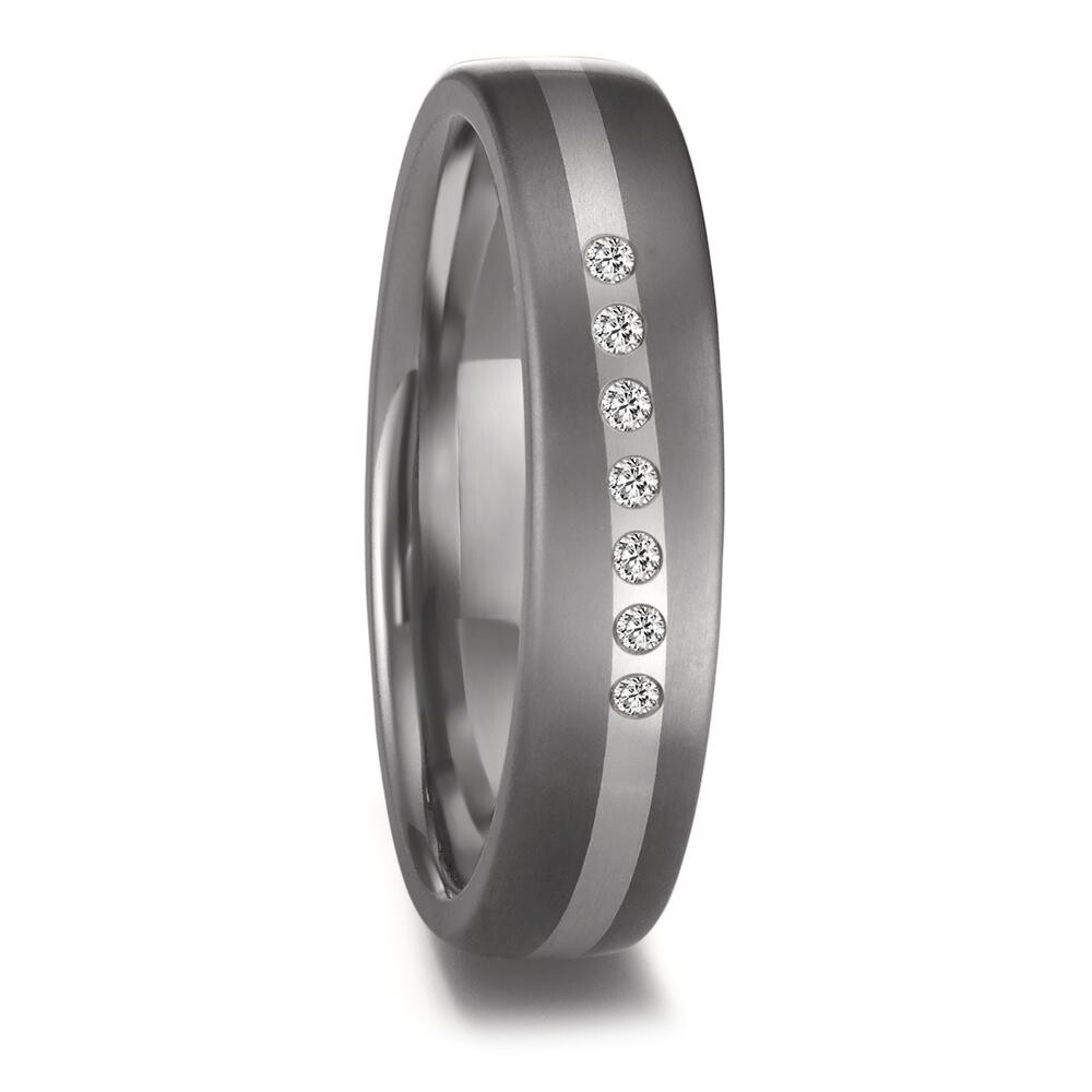 Trauringe aus Tantal & Platin Brillant TNO52681