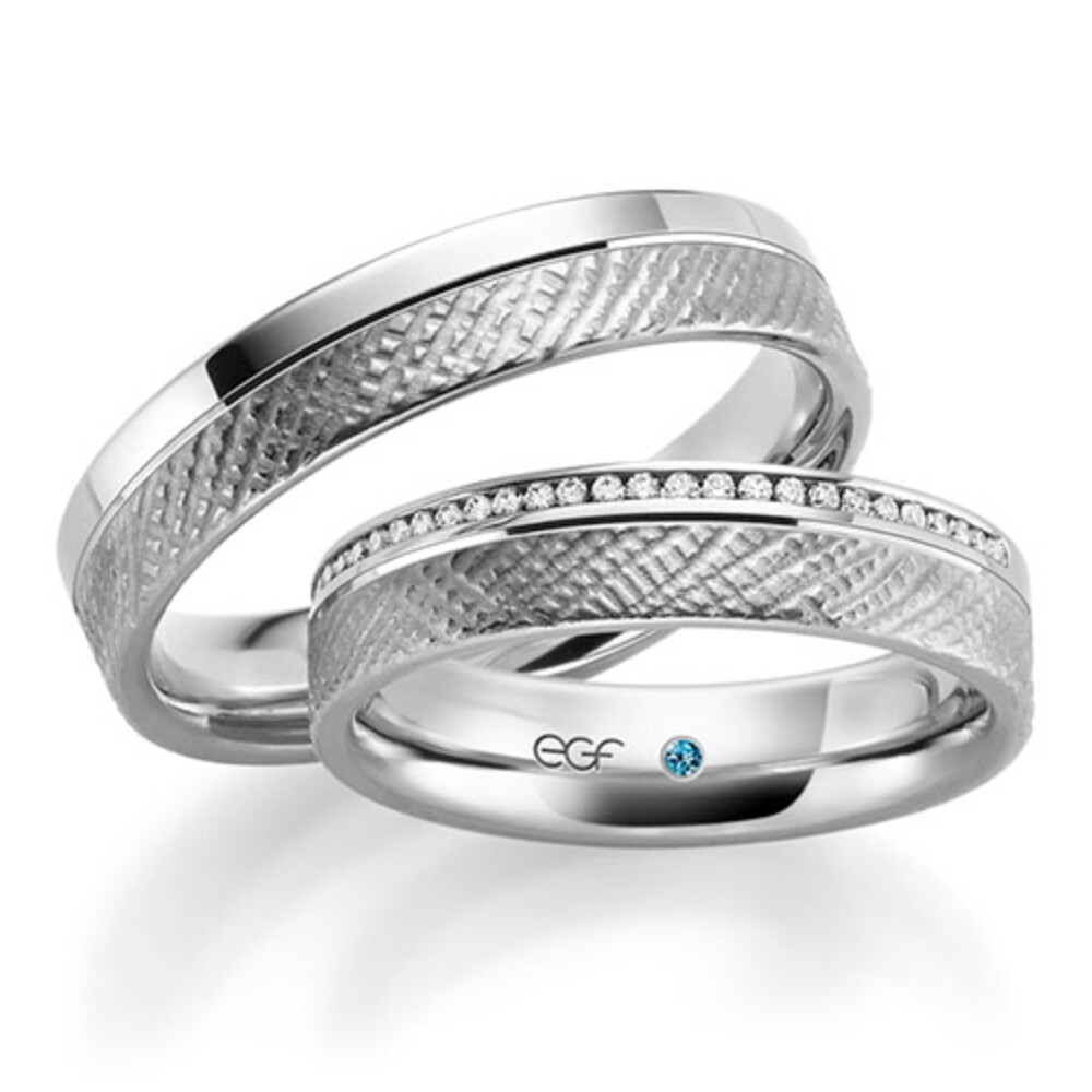 Trauringe Platin Crisscross F-1380-4