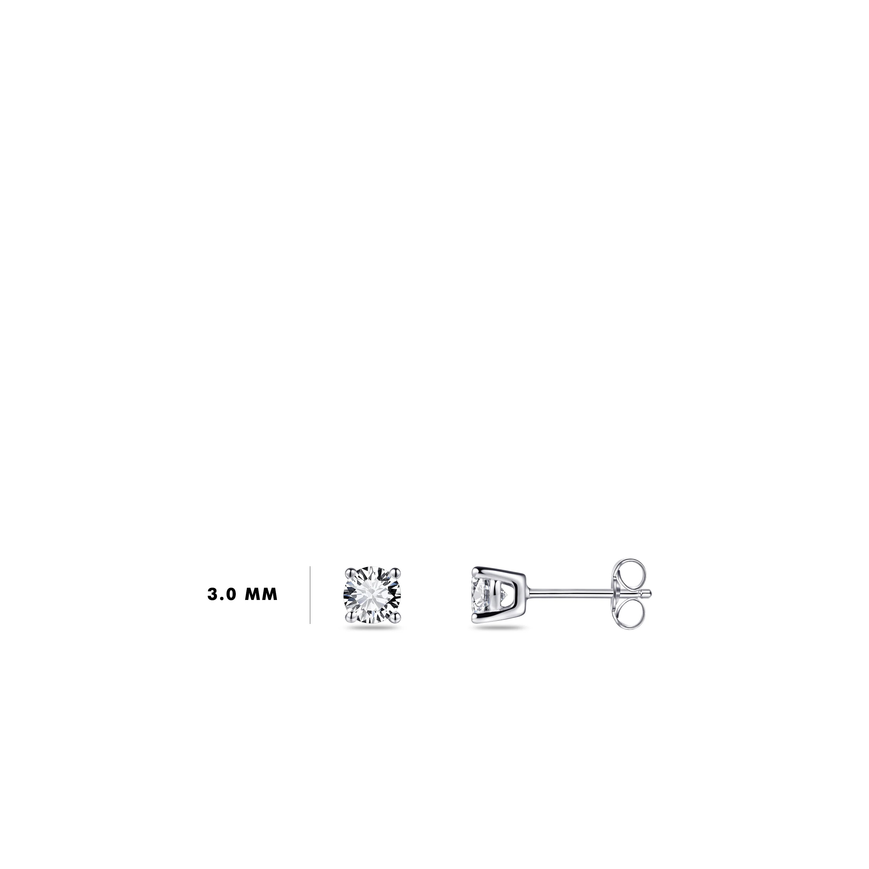 Ohrstecker Silber 925 Lab-Grown EL1021/3