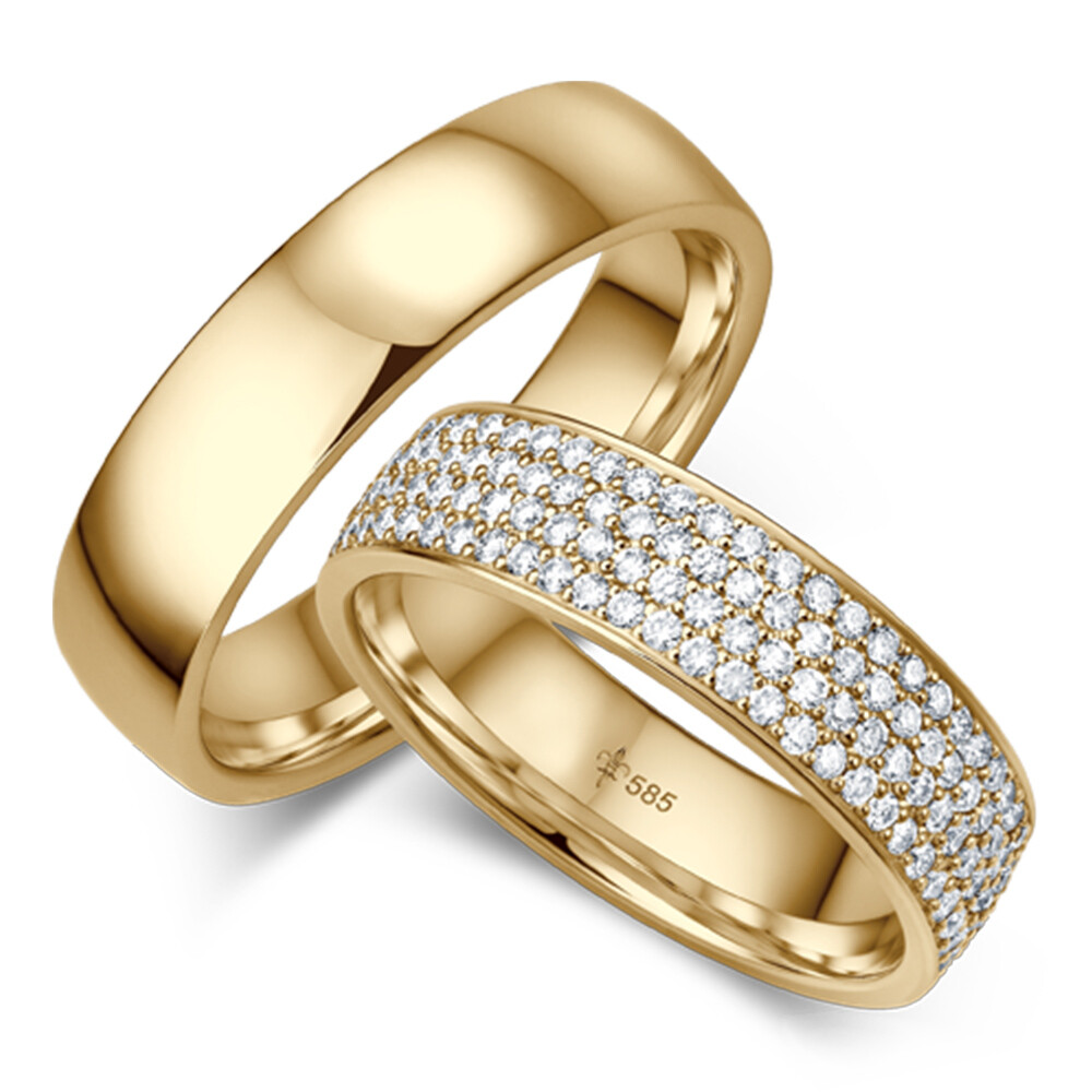 Trauringe Manon Gelbgold TR-0/TR-1-09002