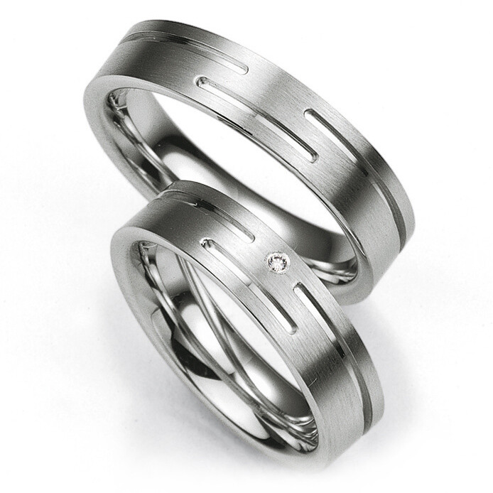 Trauringe / Partnerringe aus Silber 925 - TRS08BR001Si