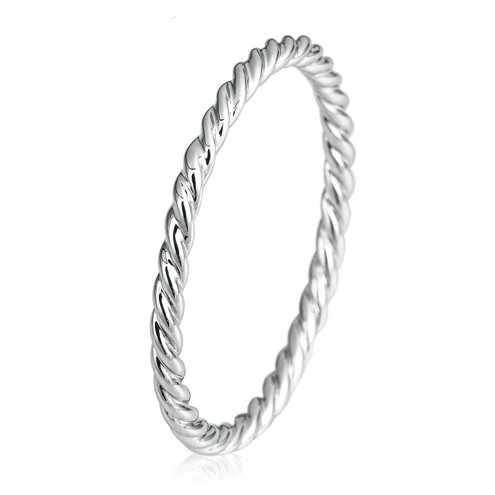 zarter Kordelring 44/01601 Weißgold