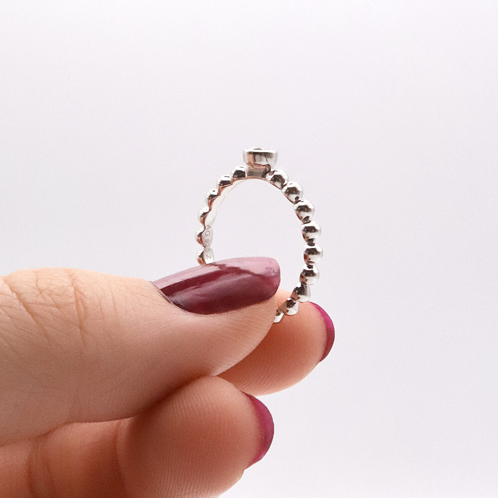 Antragsring Silber 925 rhodiniert RZ00013