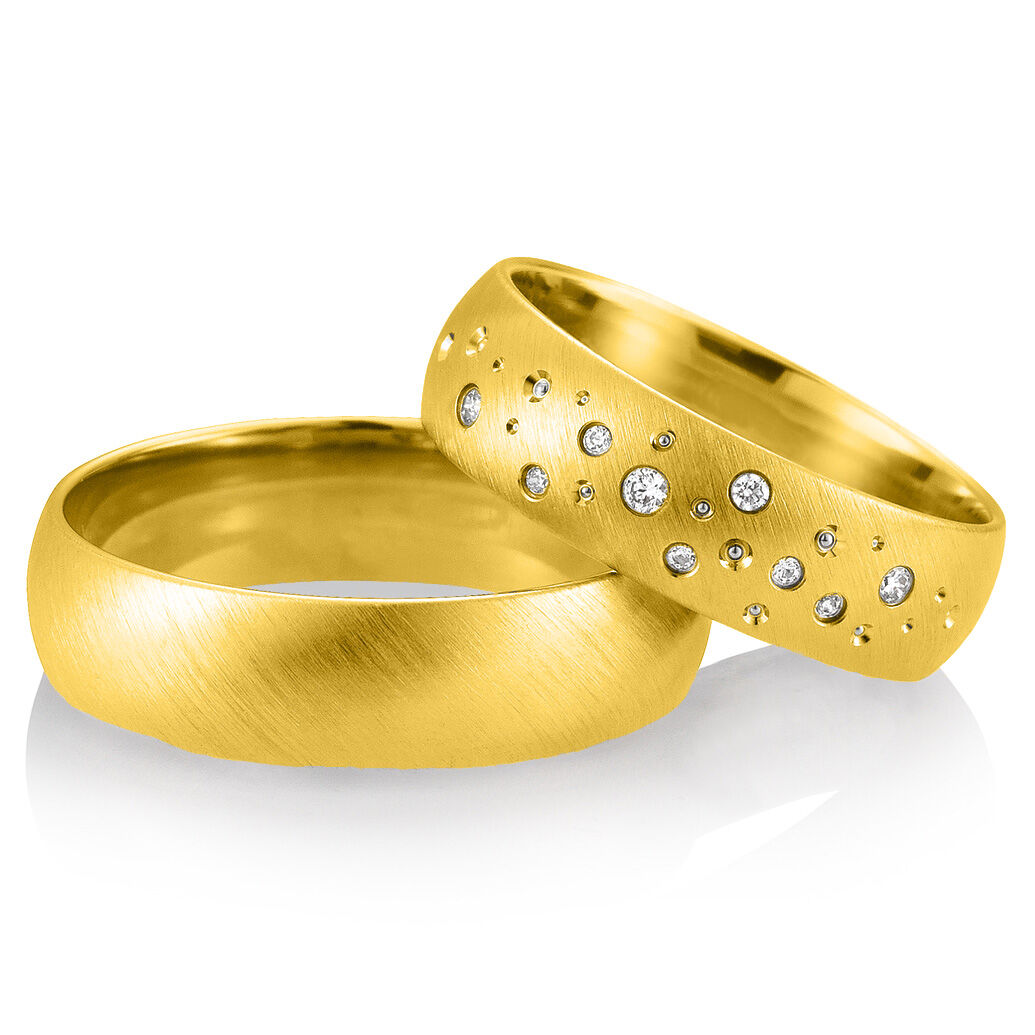 Trauringe Gelbgold Brillant