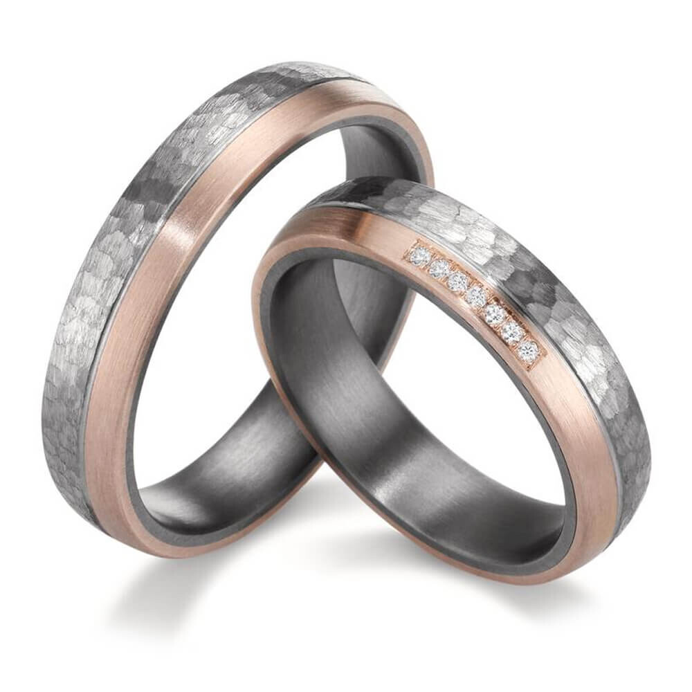 Eheringe aus Tantal & Roségold 585 TNO59760