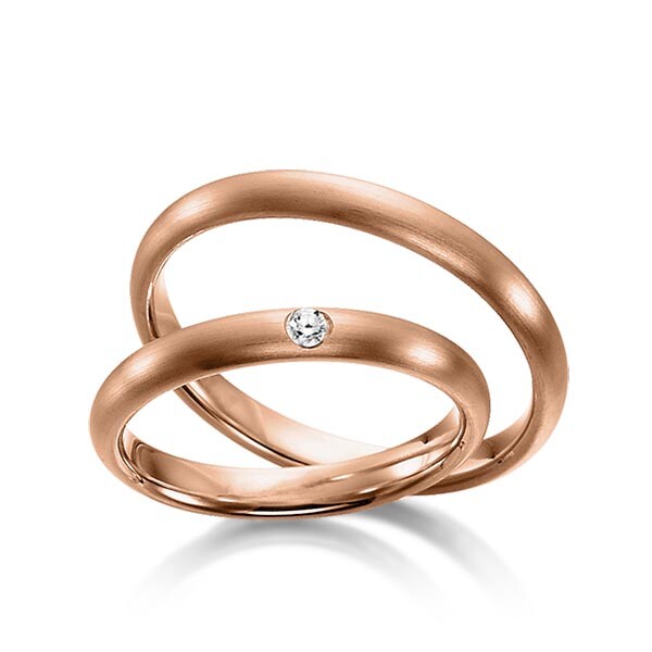 Trauringe Rotgold Brillant SC-1112-2