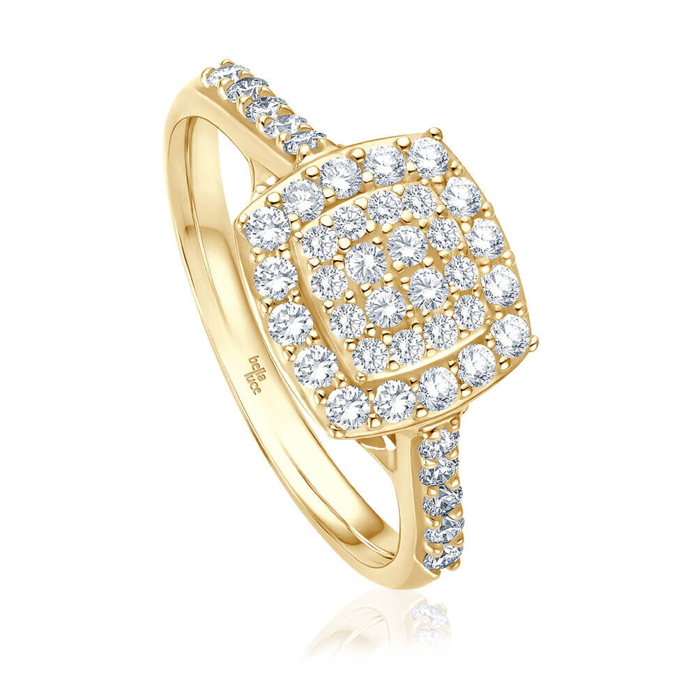 Diamantring Elisara Gelbgold EH005930