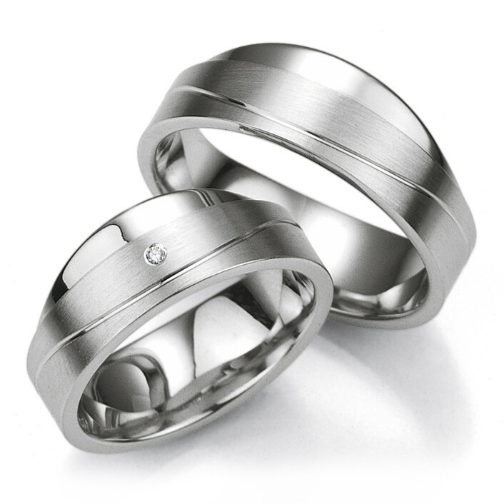 Trauringe / Partnerringe aus Slber 925 - TRS08BR015Si