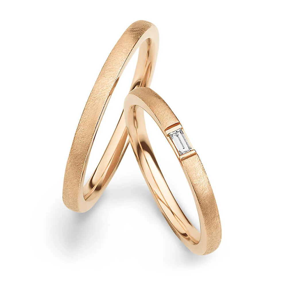 Eheringe Sienna Gold Brillant 0,060 ct.