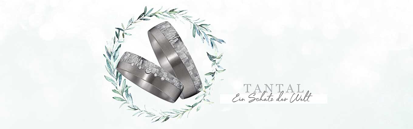 Trauringe Eheringe aus Tantal
