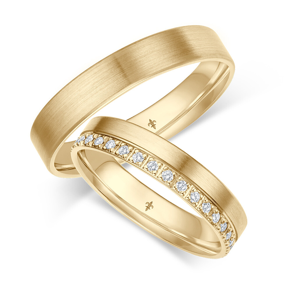 Eheringe Lilou Gelbgold Brillant 0,340 ct.