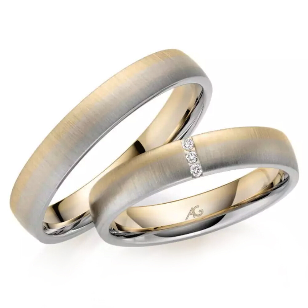 Trauringe Sonnenlicht Brillant 4/31244/4 & 31244/4