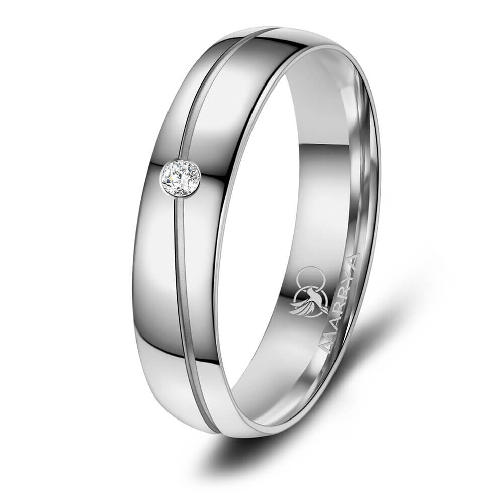 Damenring Edelstahl Zirkonia ES17