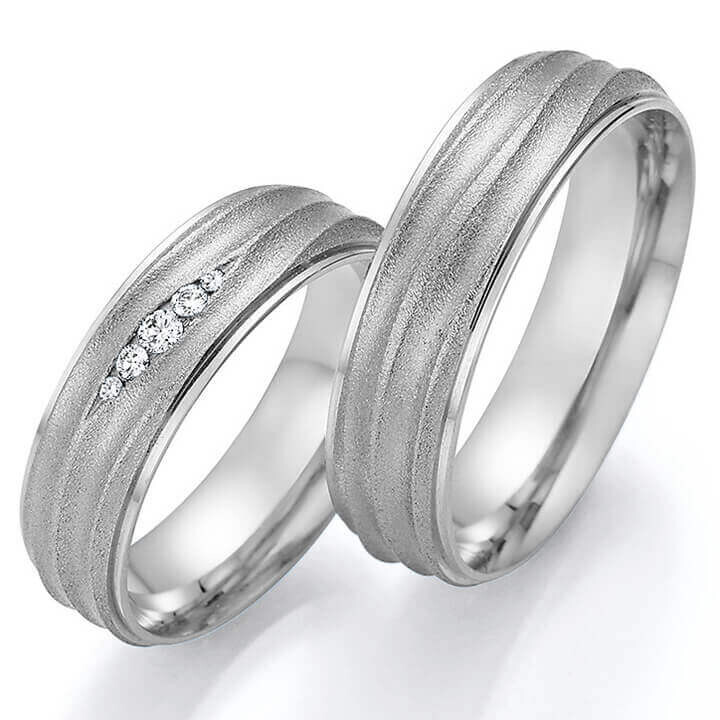 Trauringe Eheringe Palladium Brillant 66/63130 & 66/63140