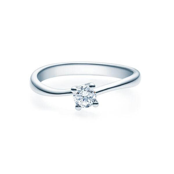 Verlobungsring Mini Twist Solitär Silber RU-1500