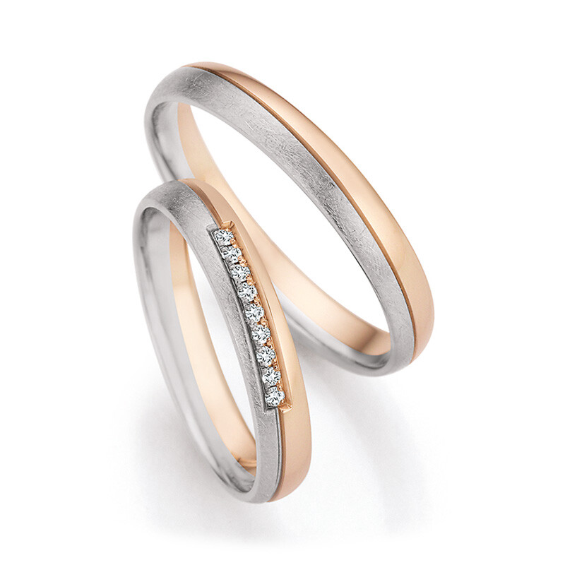 Eheringe Champagne Palladium HMPII-07