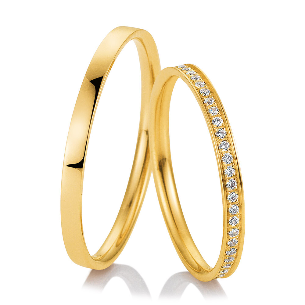 Trauringe Gelbgold Welcome 48/04981 & 48/04982