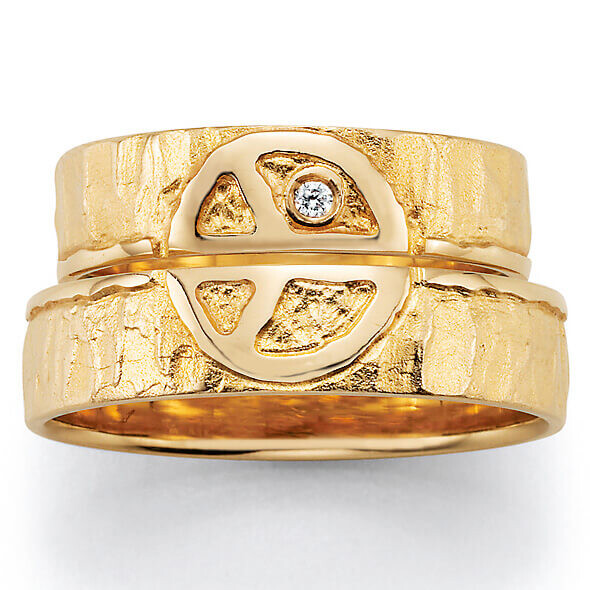 Signs of Love - Frieden / Peace - Gelbgold