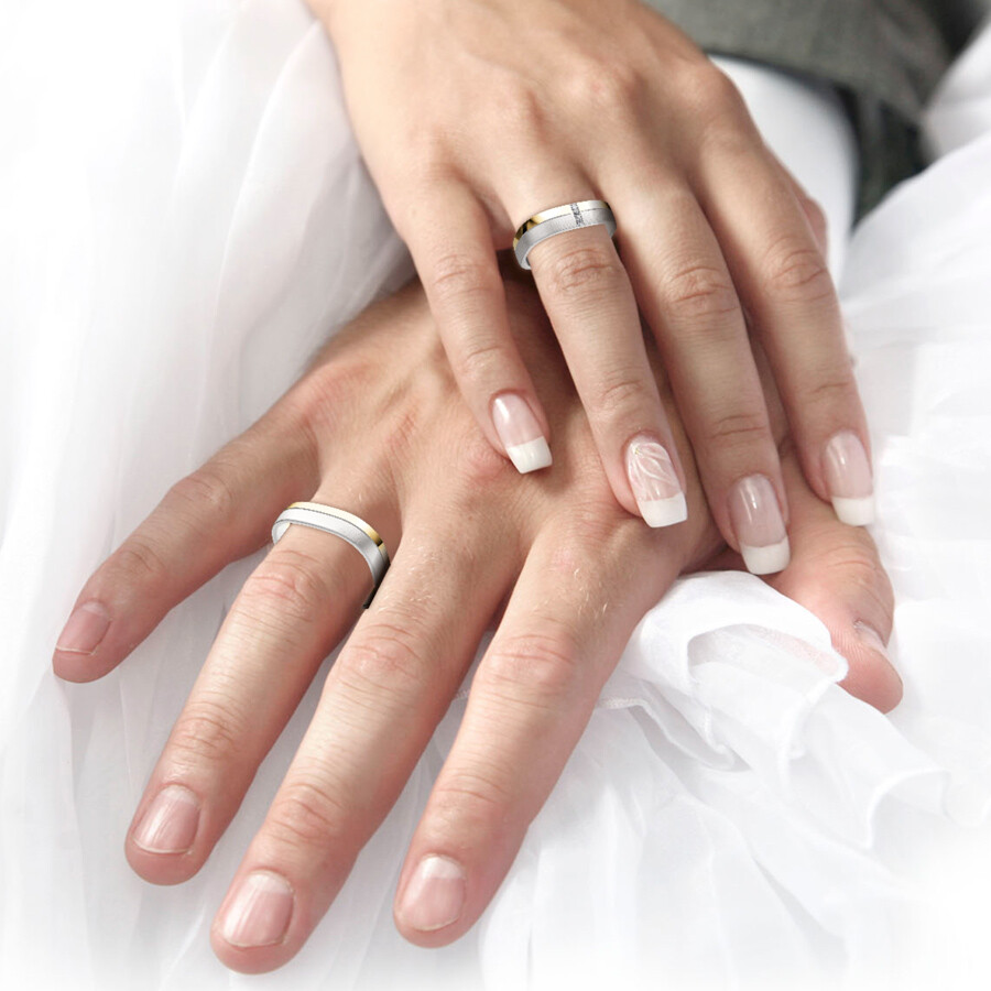 Trauringe Bicolor Honeymoon 66/45070 & 66/45080