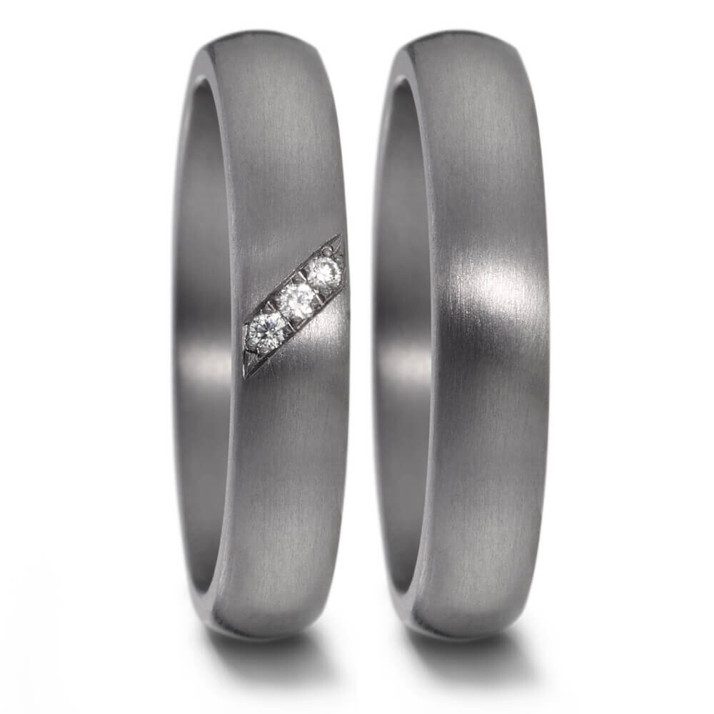 Trauringe Partnerringe Tantal Brillant 59610