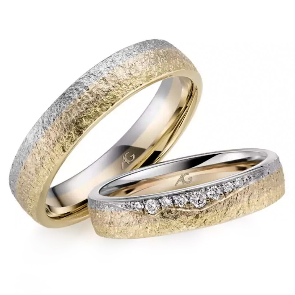 Trauringe Sonnenlicht Brillant 4/31256/4.5 & 31256/5