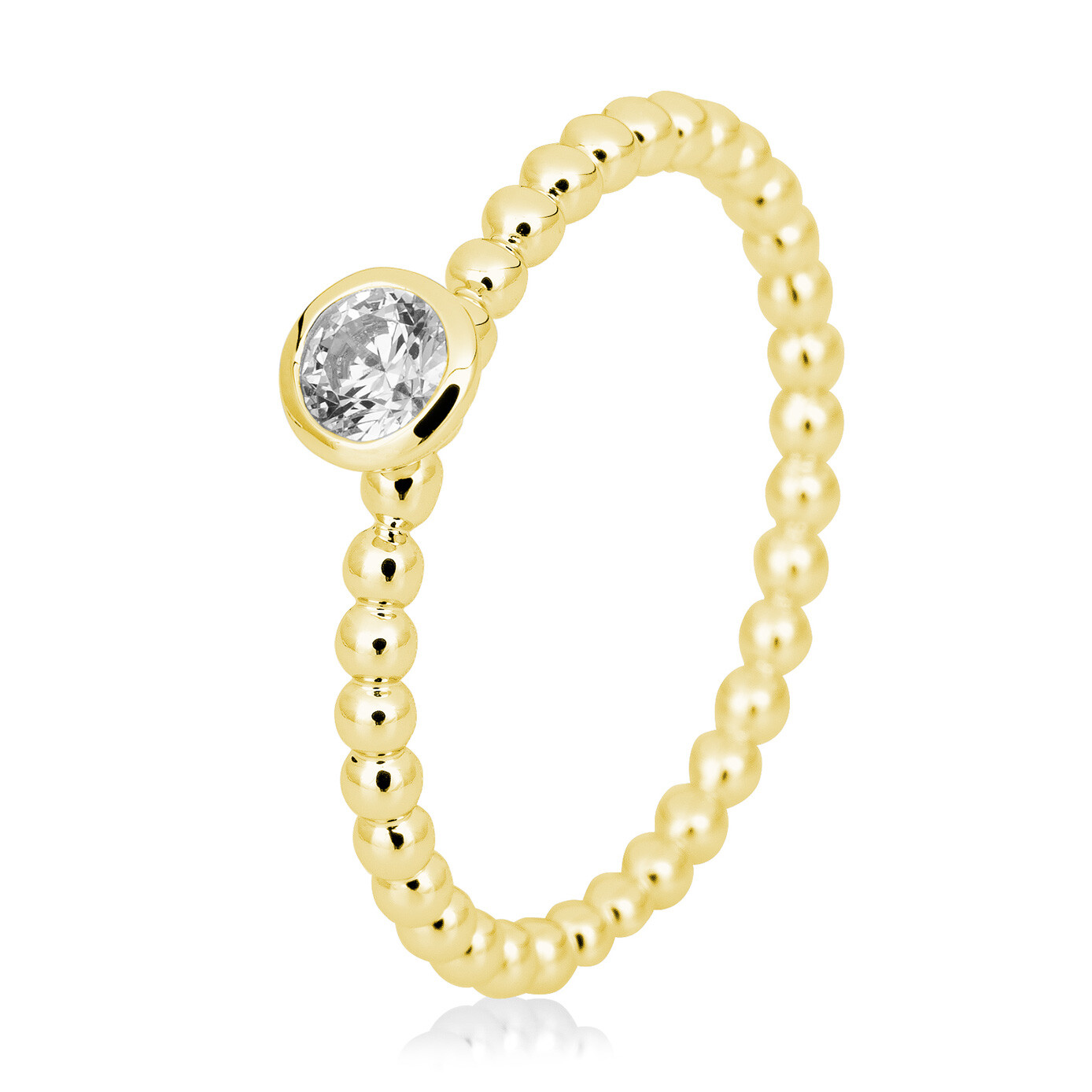 Kugelring 41/06064 Gelbgold Brillant 0.150 ct.