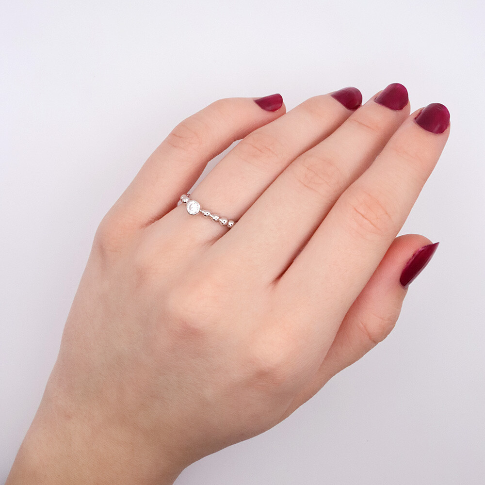 Antragsring Silber 925 rhodiniert RZ00013