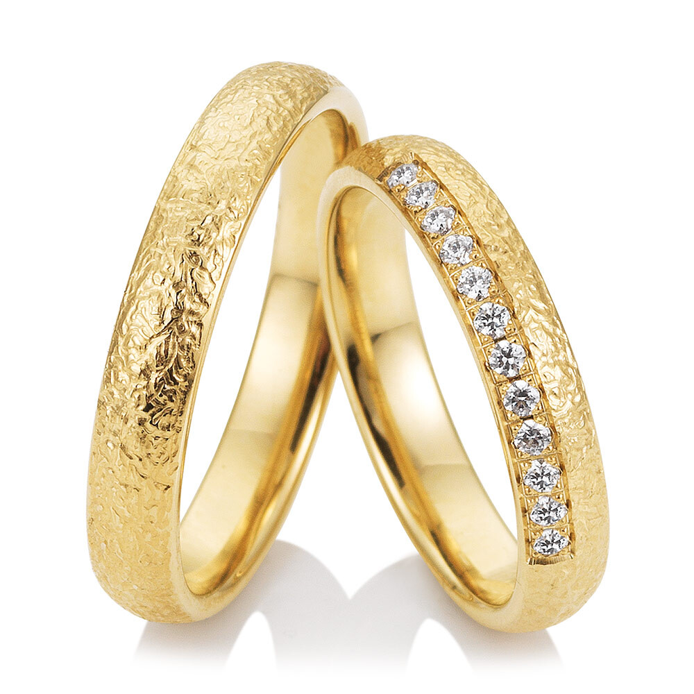 Trauringe Gelbgold Bast 49/81739 & 49/81740