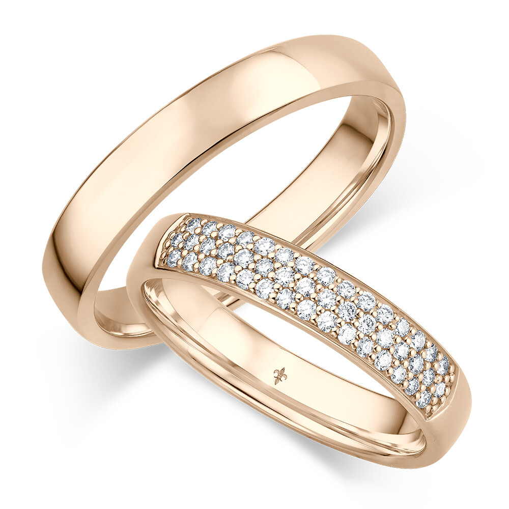 Trauringe Louise Roségold TR-0/TR-1-00089